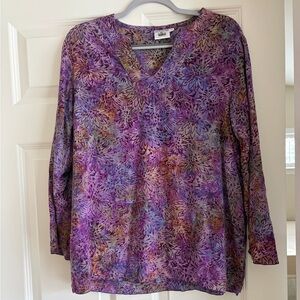 Very Vineyard Summer Rayon Tunic